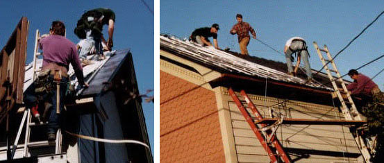 Solar Roof installation photos